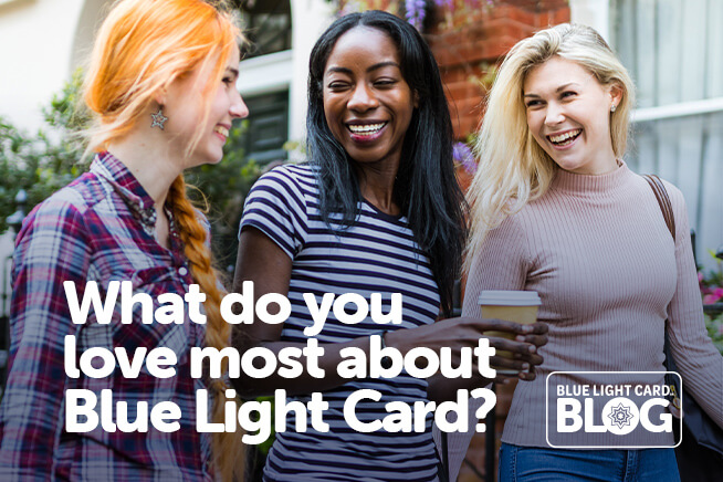 What do you value most about being a member of Blue Light Card? 