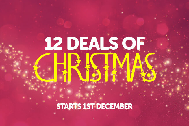 Celebrate the festive season with our 12 deals of Christmas 