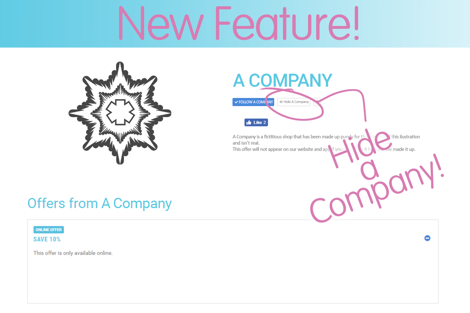 NEW Feature - Hide a Company