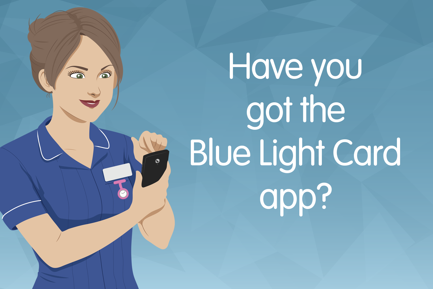 The Blue Light Card app