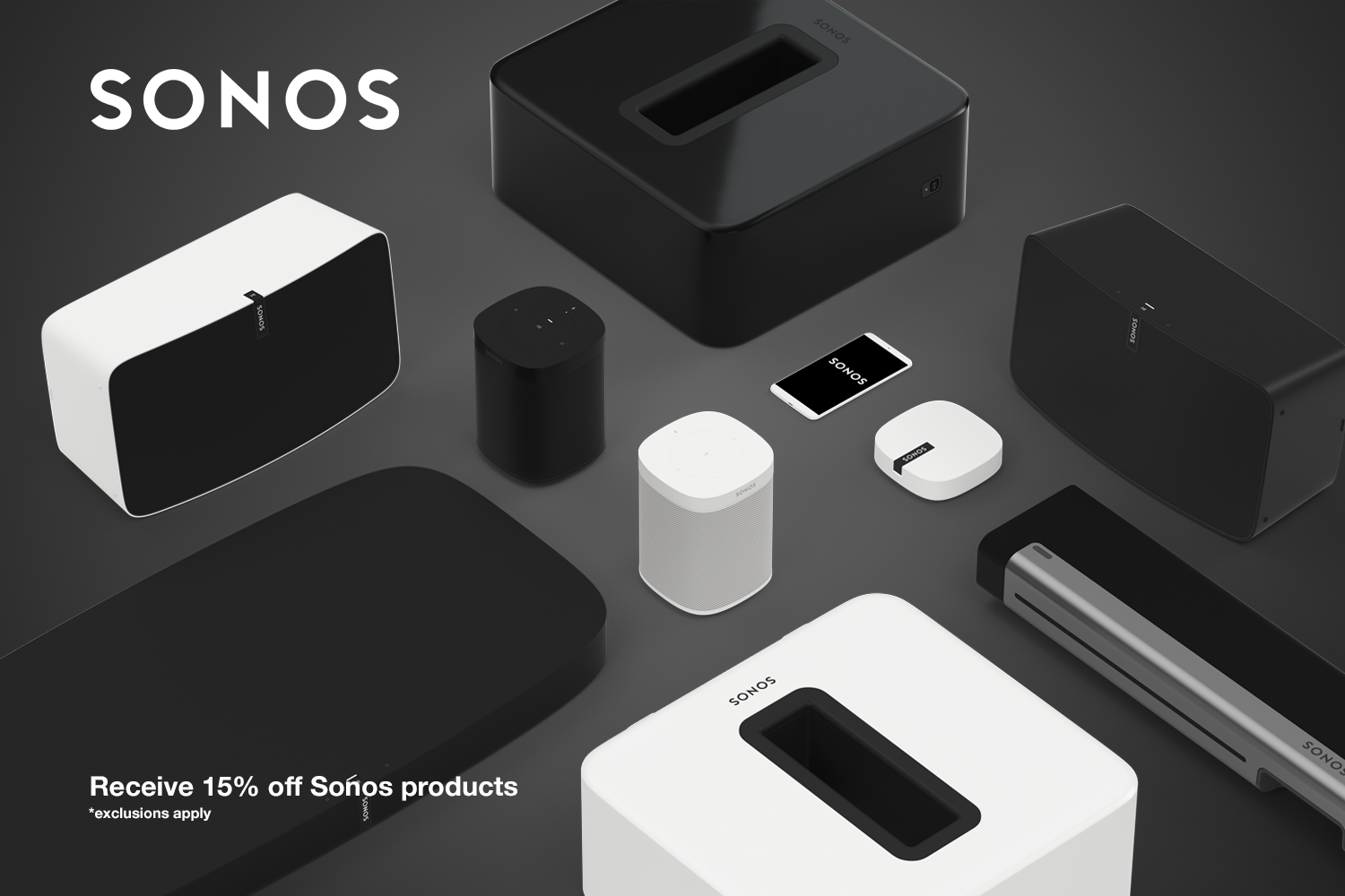 New partnership and discount scheme with Sonos