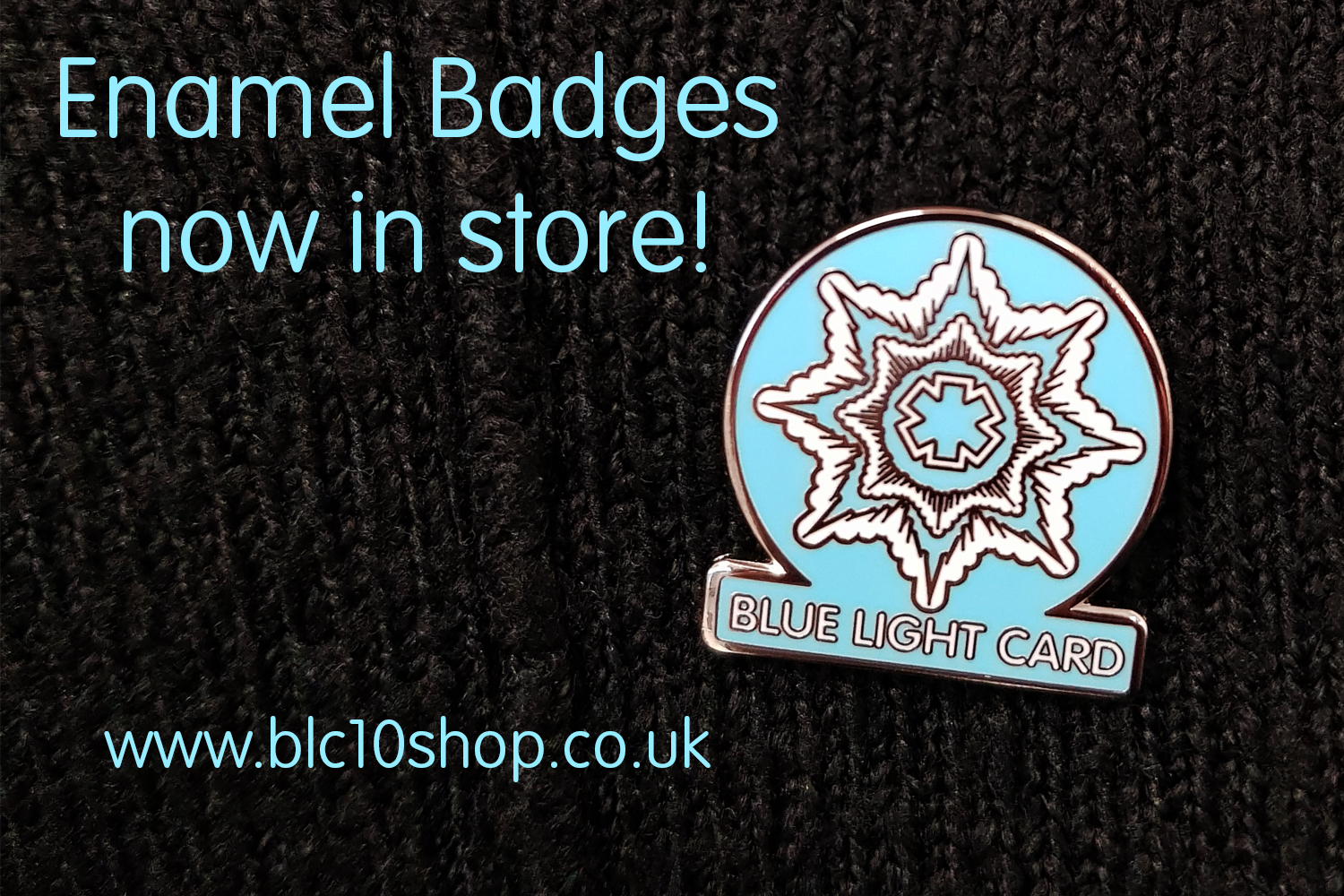 Enamel Badges now in stock!