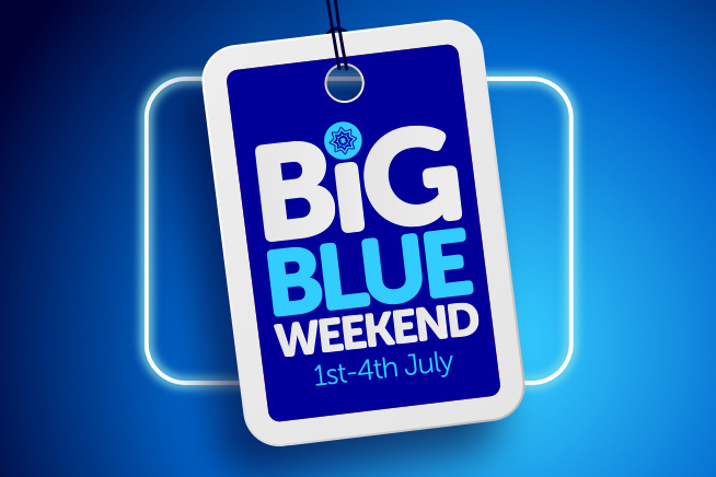 Get ready for our first-ever Big Blue Weekend!