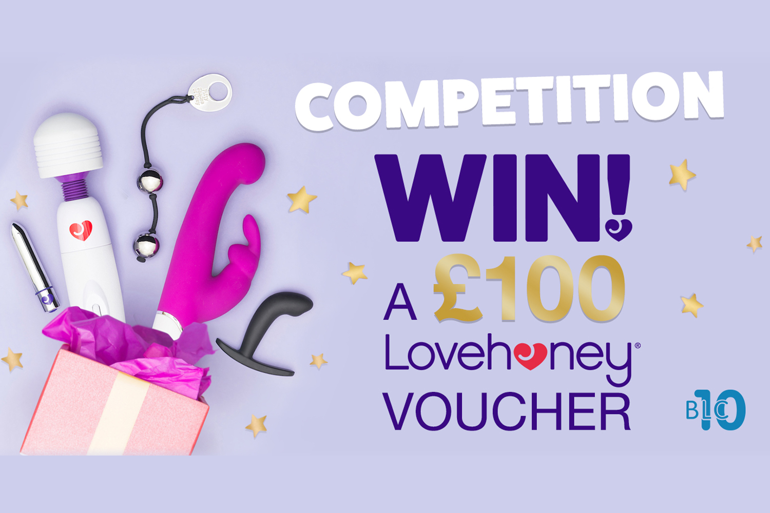 BLC10 Giveaway - A £100 Gift Card from Lovehoney!